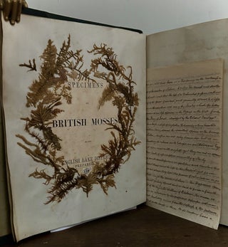 Item #23970 British Mosses In The English Lake District Prepared and arranged By J.J. Flintoft....