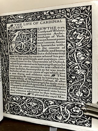 The Life Of Thomas Wolsey, Cardinal Archbishop of York; Written by George Cavendish
