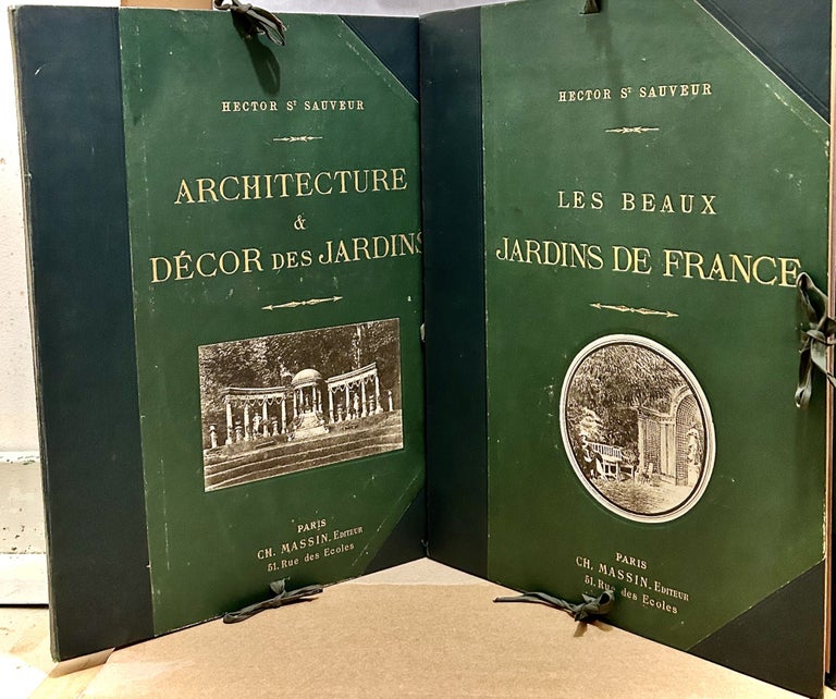 Item #24026 Les Beaux Jardins De France; Introduction De R. Ed. Andre. Hector Saint-Sauvuer, pseud. of Charles Massin.