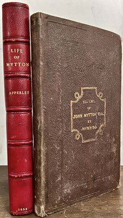 Item #24056 Memoirs of the Life of the late John Mytton ... with notices of his hunting,...