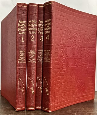 Item #24065 Audels Masons And Builders Guide: Vols. 1- 4. Frank D. Graham, Thomas J. Emery