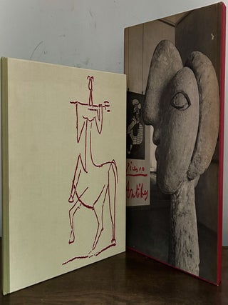 Item #24261 Picasso in Antibes; Photographs by Marianne Greenwood. Dor de la Souchere, Text