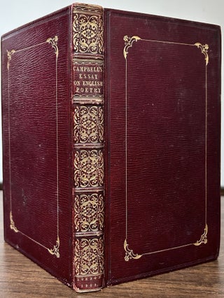 Item #24459 Essay On English Poetry. Thomas Cambell