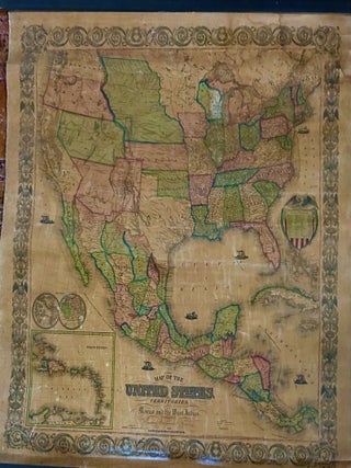 Item #24595 Map Of The United States And Its Territoiries: Also Mexico And The West Indies....