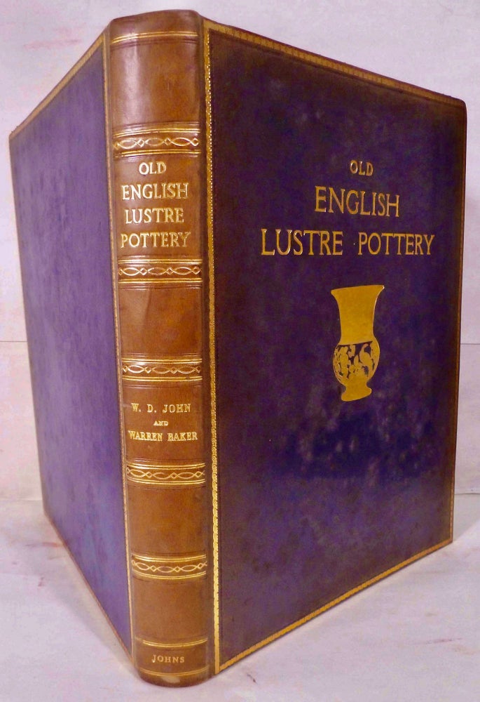 Item #3025 Old English Lustre Pottery. W. D. John, Warren Baker.